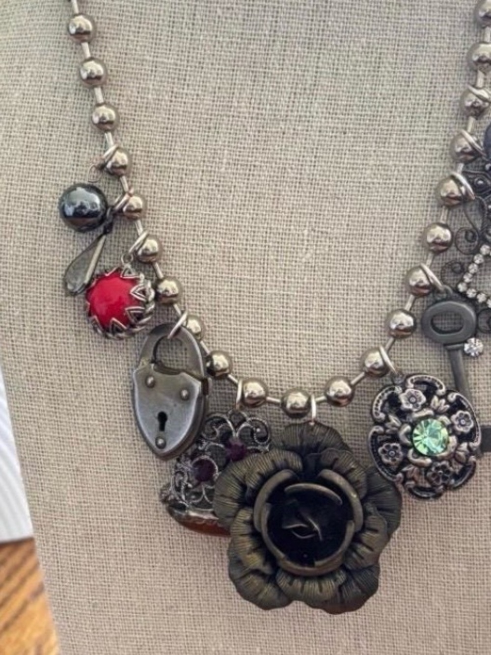 Upcycled Charm Necklace